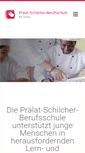 Mobile Screenshot of praelat-schilcher-berufsschule.de